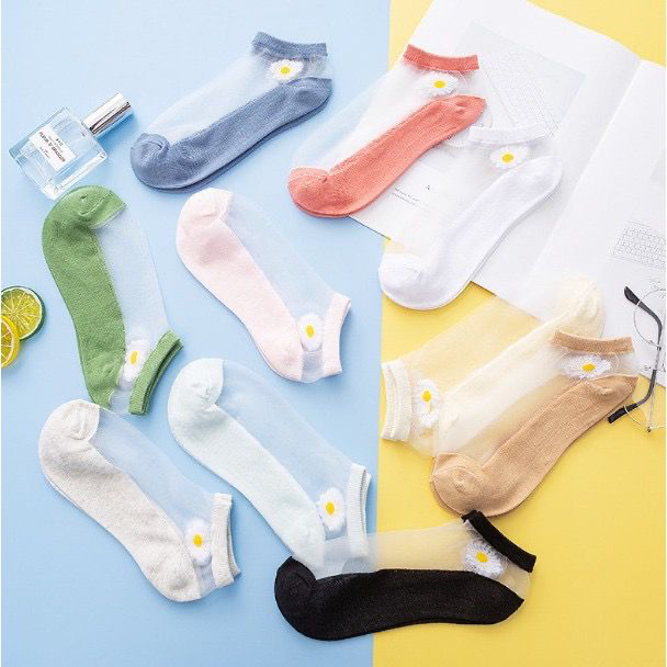 KAOS KAKI DAISY - Ankle Socks Semata Kaki Daisy Polos Alas Tumit Sepatu Tali Perawatan Angkle Wanita Pria