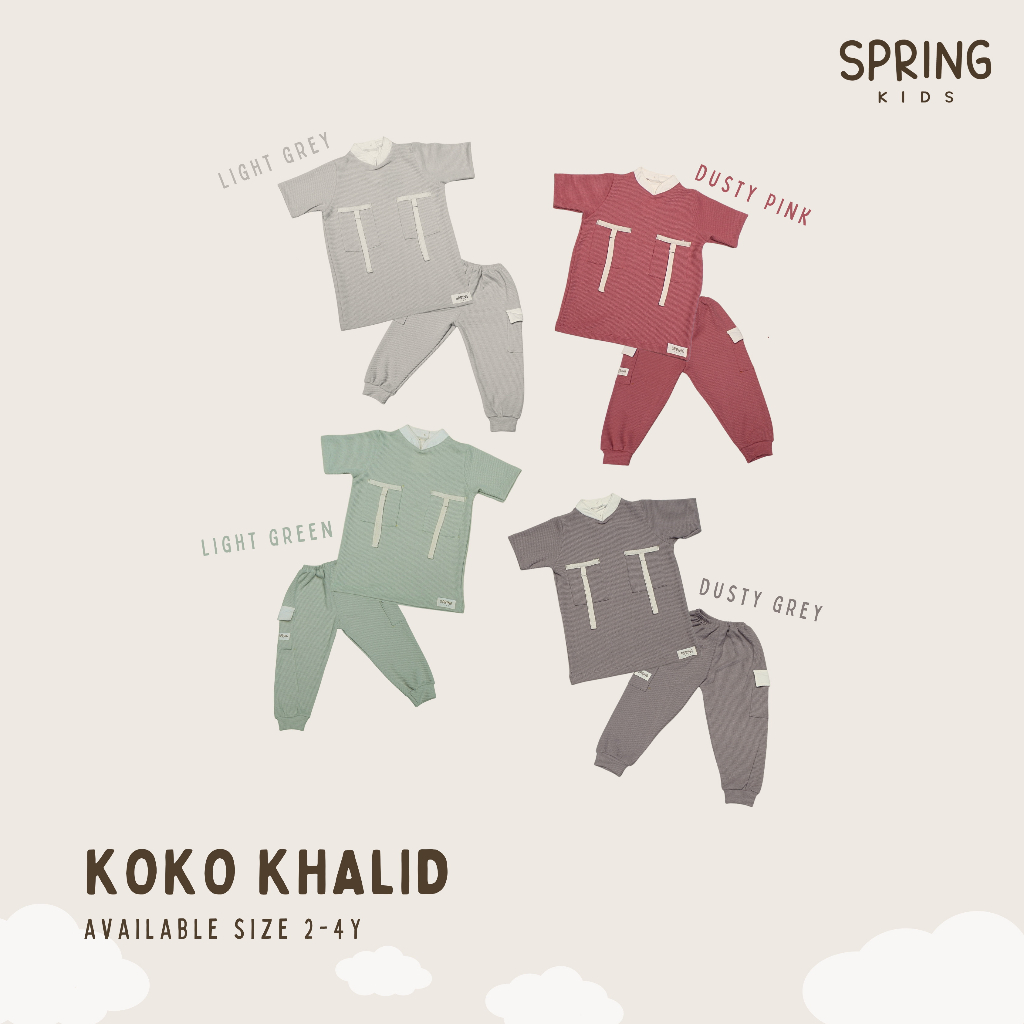 Baju Koko Anak Laki-laki/Khalid/Koko Khalid