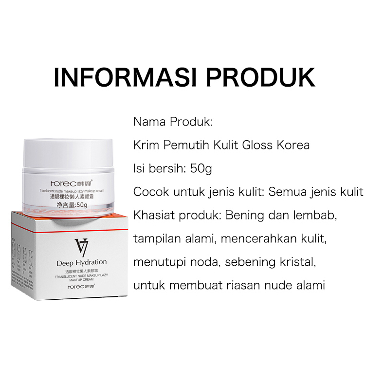 Krim Pemutih Kulit Gloss Korea