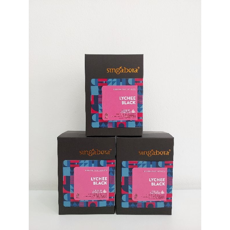 

Singabera Lychee Black - Premium Black Tea Teh Hitam 15 Sachet Tea Bag