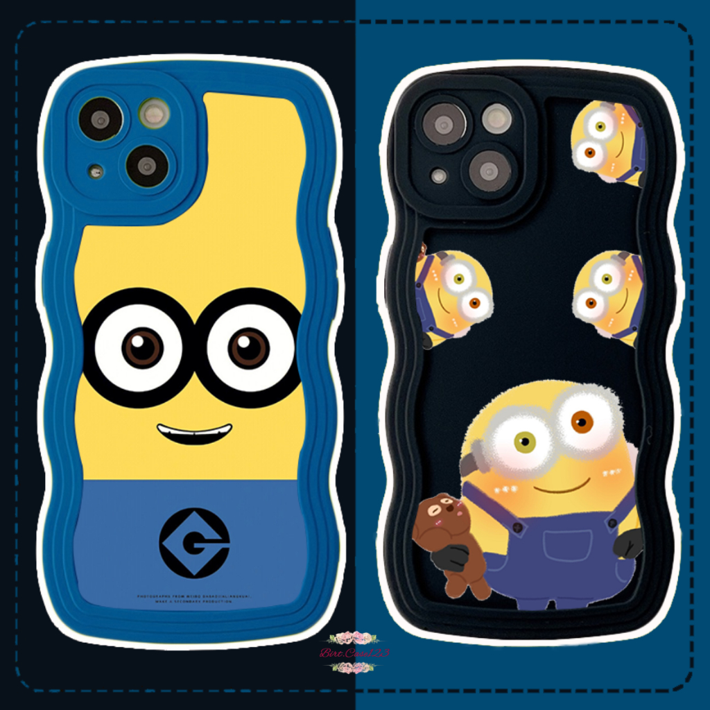 CUSTOM SOFTCASE SILIKON GELOMBANG WAVY CUSTOM MINNI IPHONE 6 6+ 7 7+ 8+ X XS MAX 11 12 13 14 PRO MAX BC7684