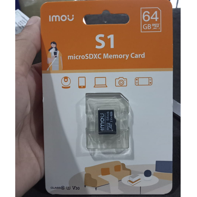 IMOU microSDXC Memory Card 64GB Class 10 | Kartu Memori microSD micro SD GARANSI RESMI