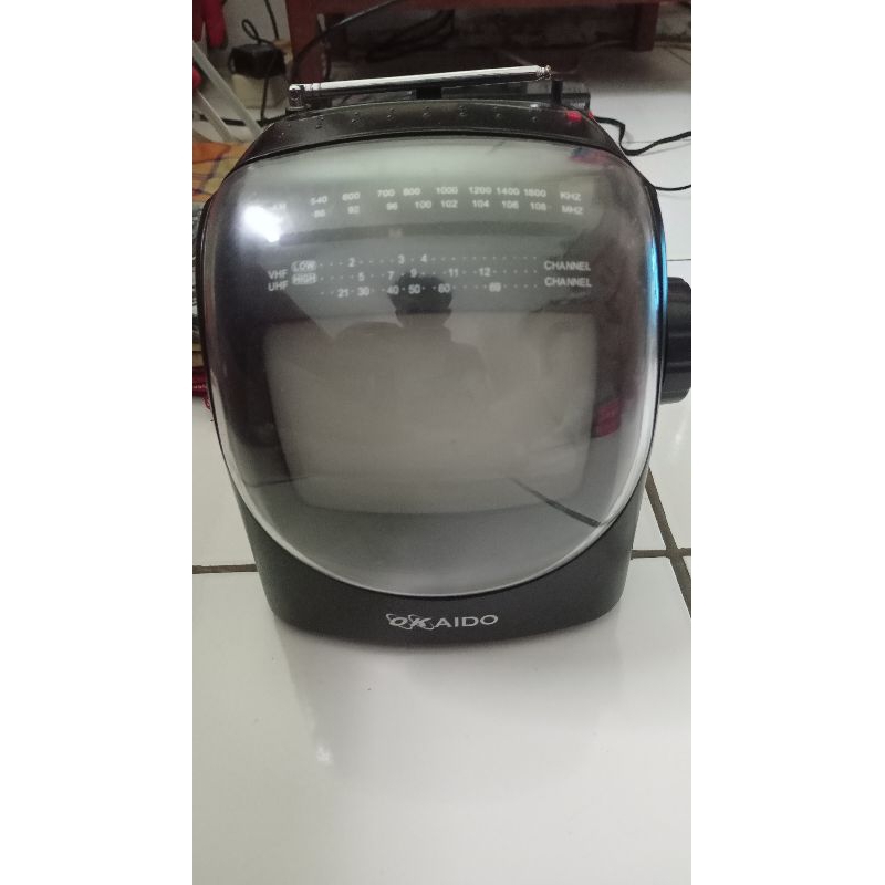 TV Mini TV Kecil Hitam Putih 5 Inch