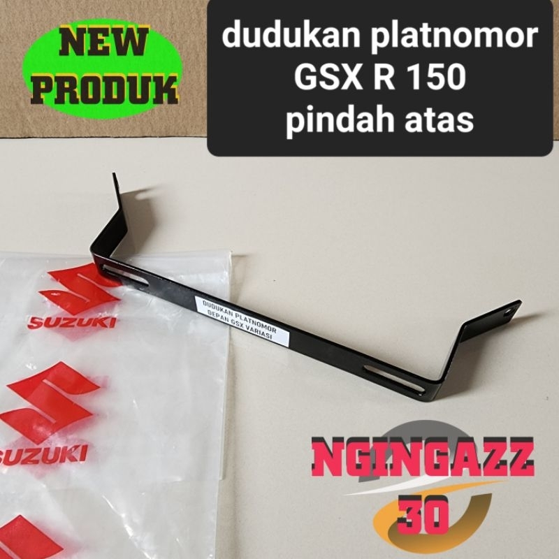 dudukan platnomor plat nomor depan GSX R 150 GSX 150 R variasi pindah atas