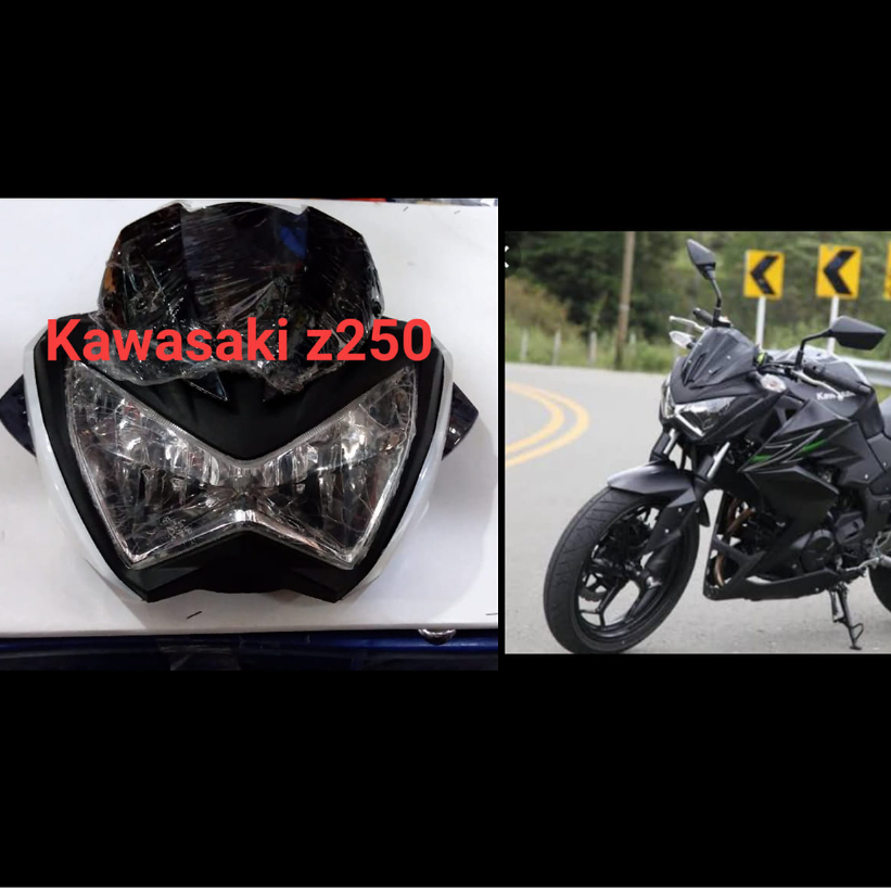 BATOK lampu depan ninja z250 fi kedok lampu headlamp univesal variasi byson vixion cbr cb megapro dl