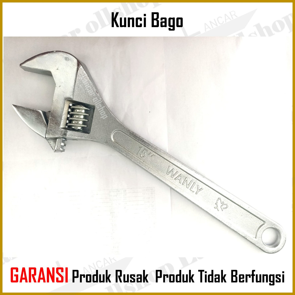 Kunci Bago 15 inch / Kunci inggris 15 inch