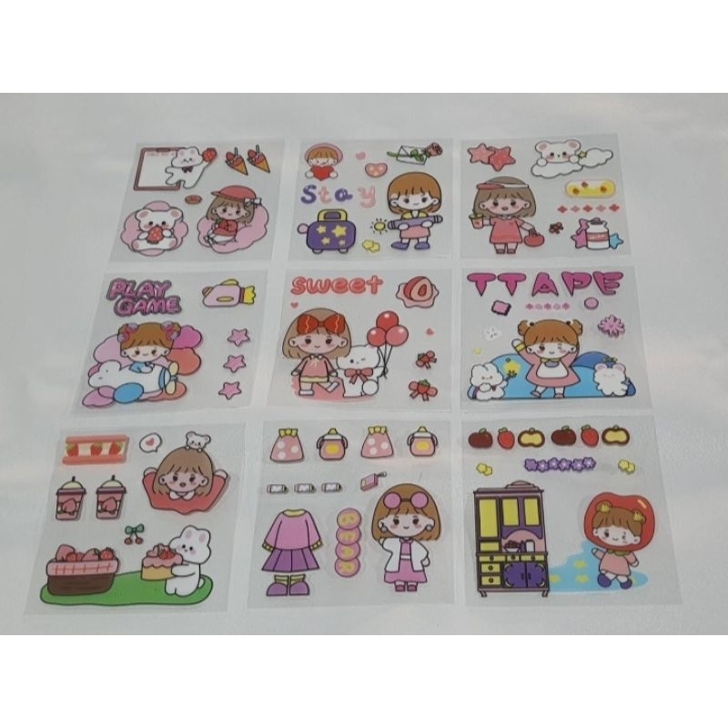 

Sticker Tempel Anak Lucu isi stiker 10 lembar
