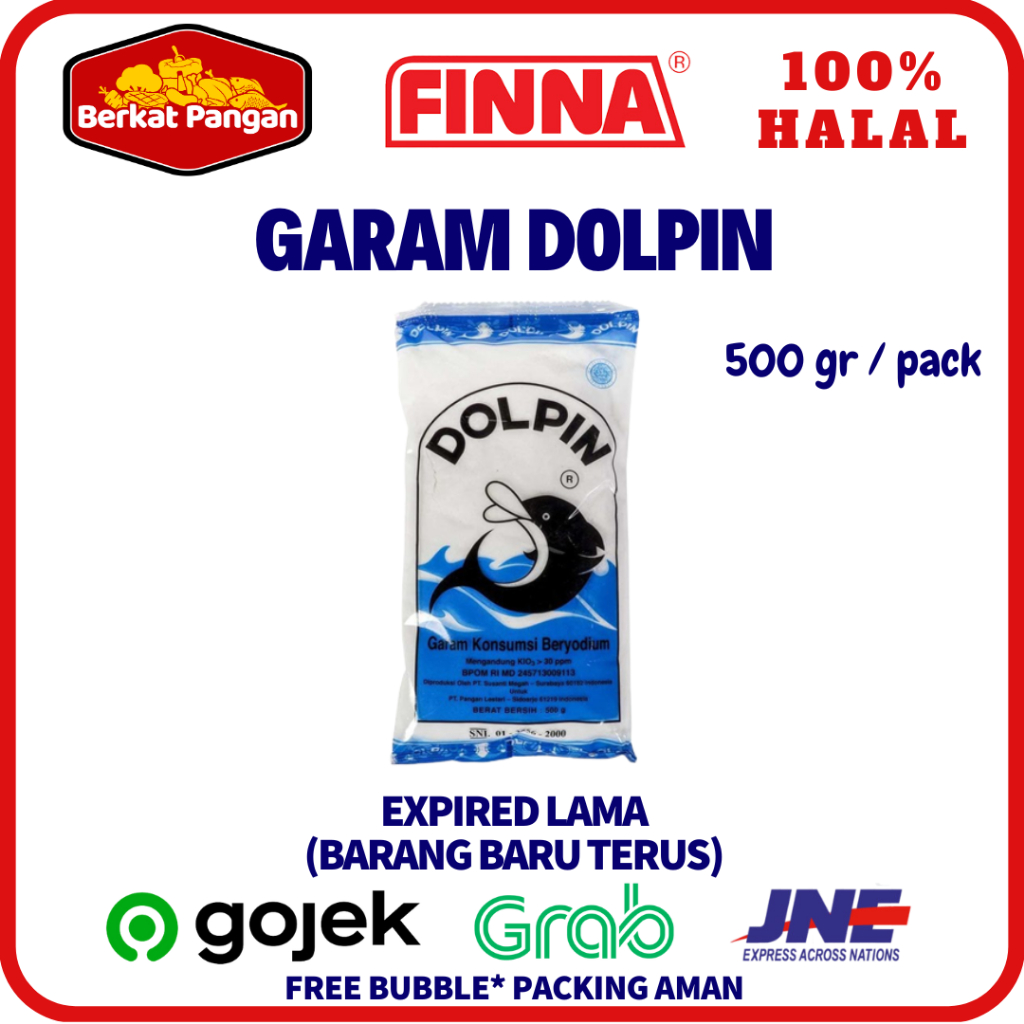 Dolpin Garam / Garam Dolphin Meja 500 gram