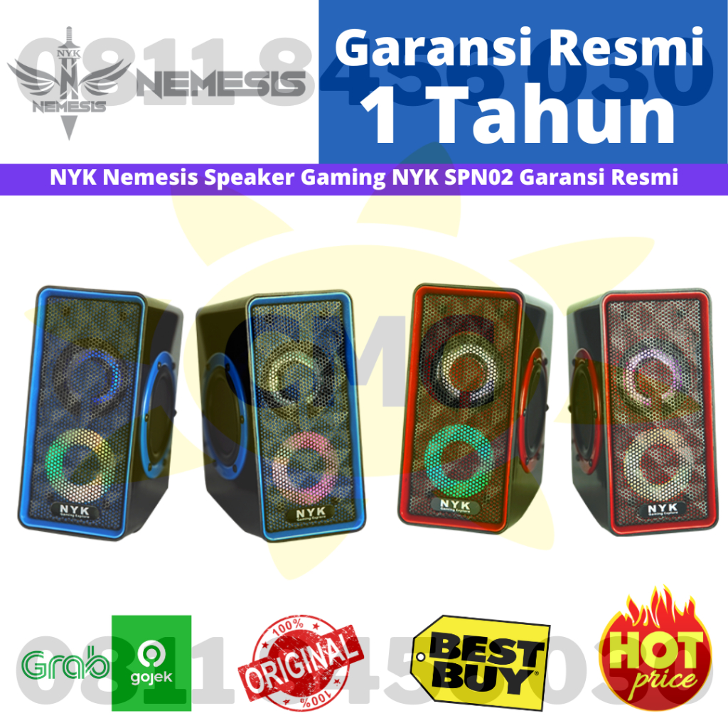 SPEAKER GAMING RGB NYK SP-N02 SP N02 SPN02 SPEAKER GAMING