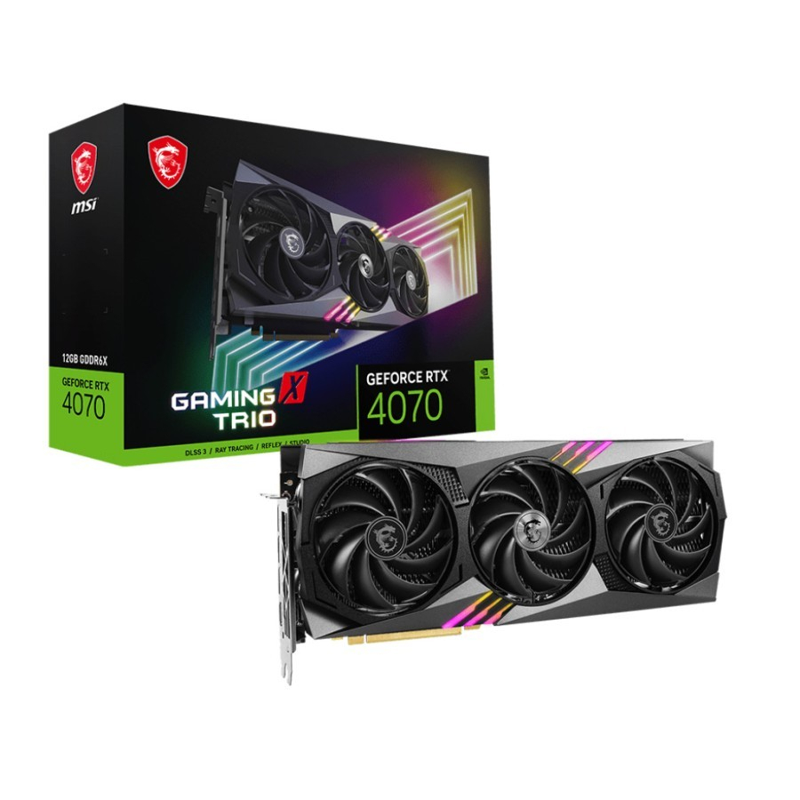 MSI RTX 4070 GAMING X TRIO 12 | RTX 4070 12GB GDDR6X