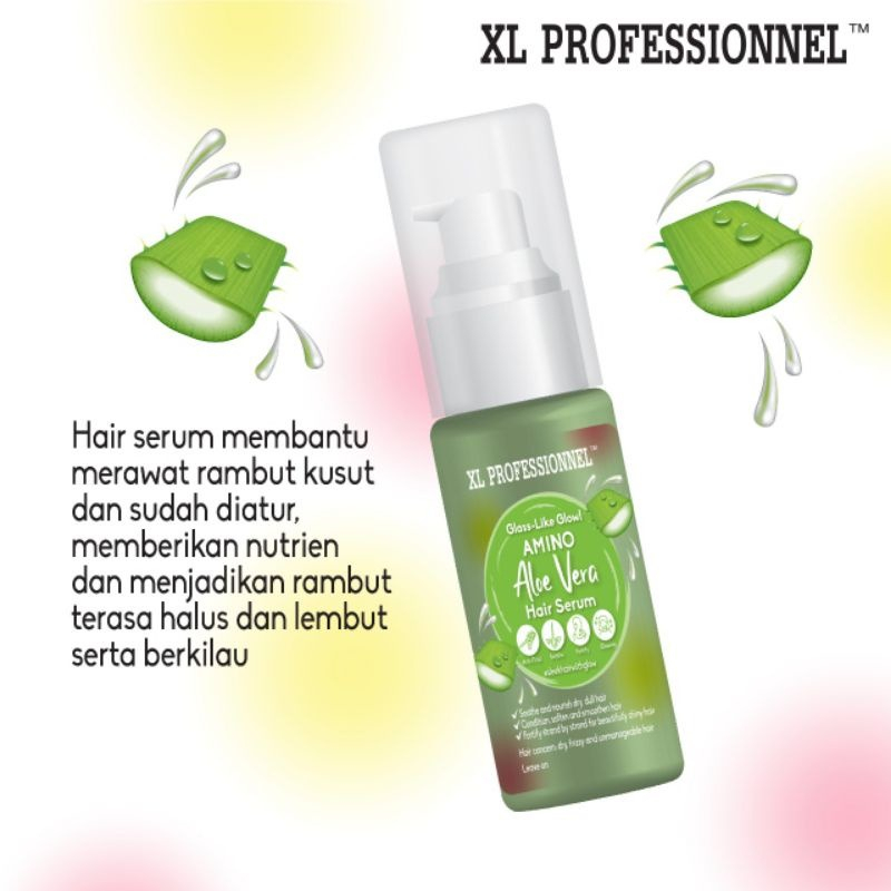 XL PROFESSIONNEL GLASS LIKE GLOW HAIR SERUM 50 ML @MJ