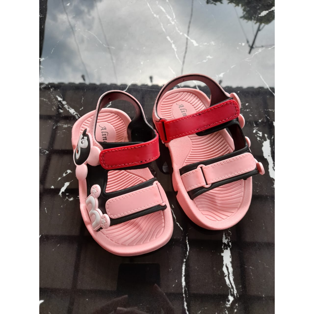 Sandal anak gunung karet Sandal Slip On strap Phylon Karakter - Size 24-29