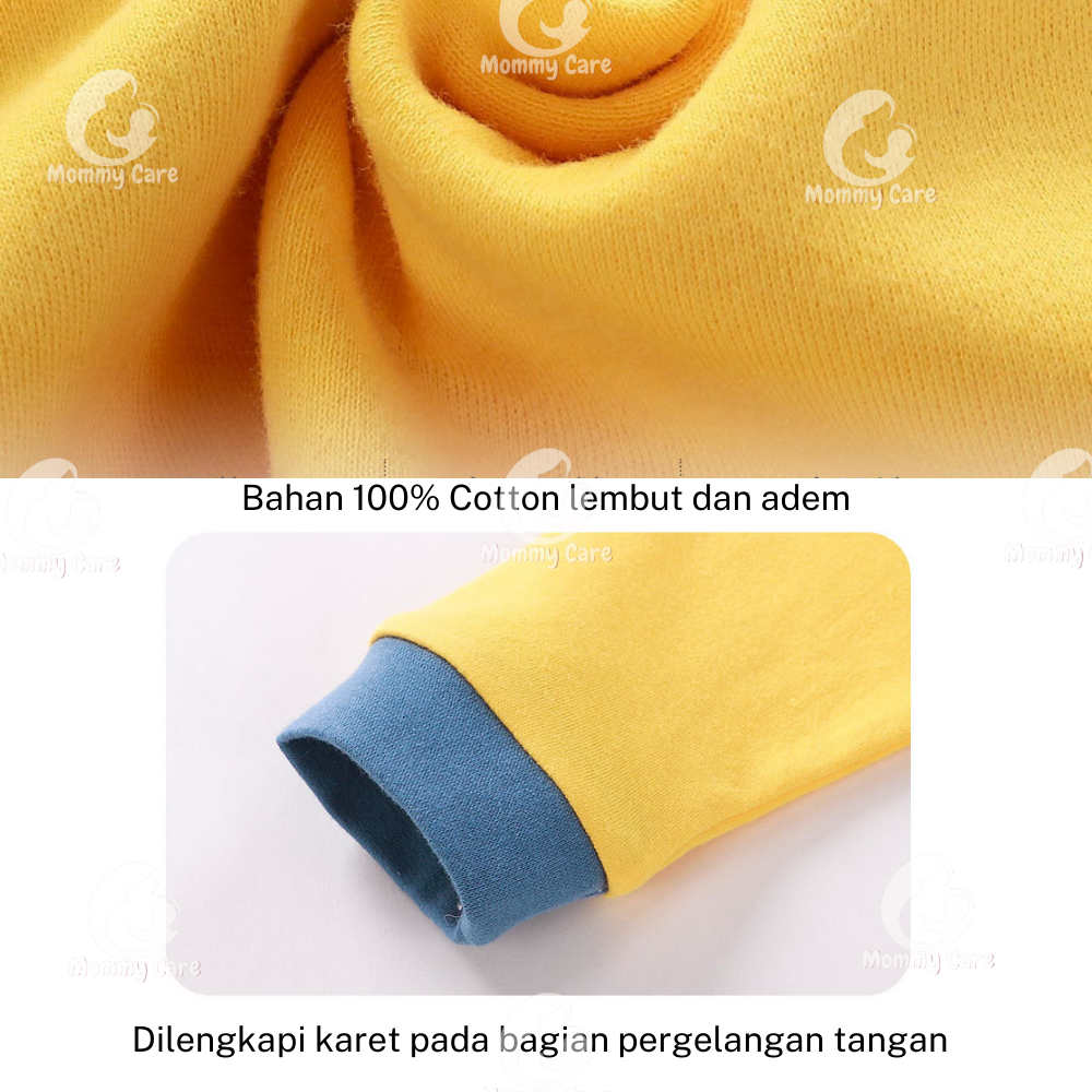 MOMMYCARE BAJU TIDUR ANAK SETELAN PIYAMA BAYI SET LENGAN PANJANG BAHAN LEMBUT PIYAMA #B176-#B182