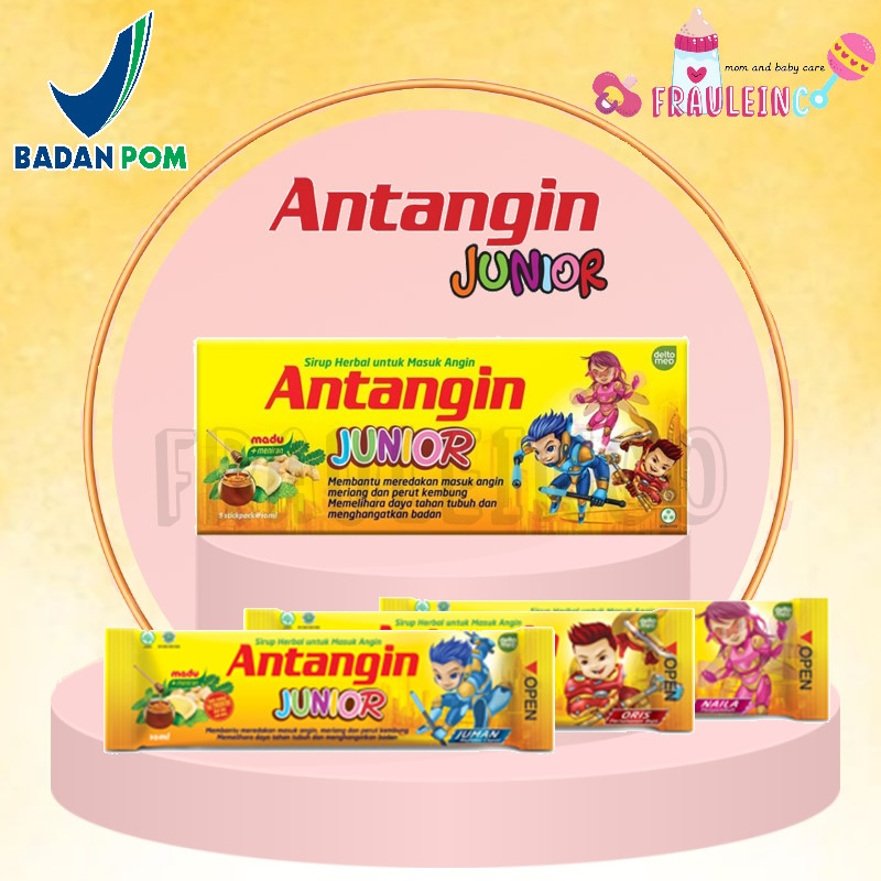 *FRAULEINCO* Antangin Junior Box (5 sachet) - Mengatasi Masuk Angin anak