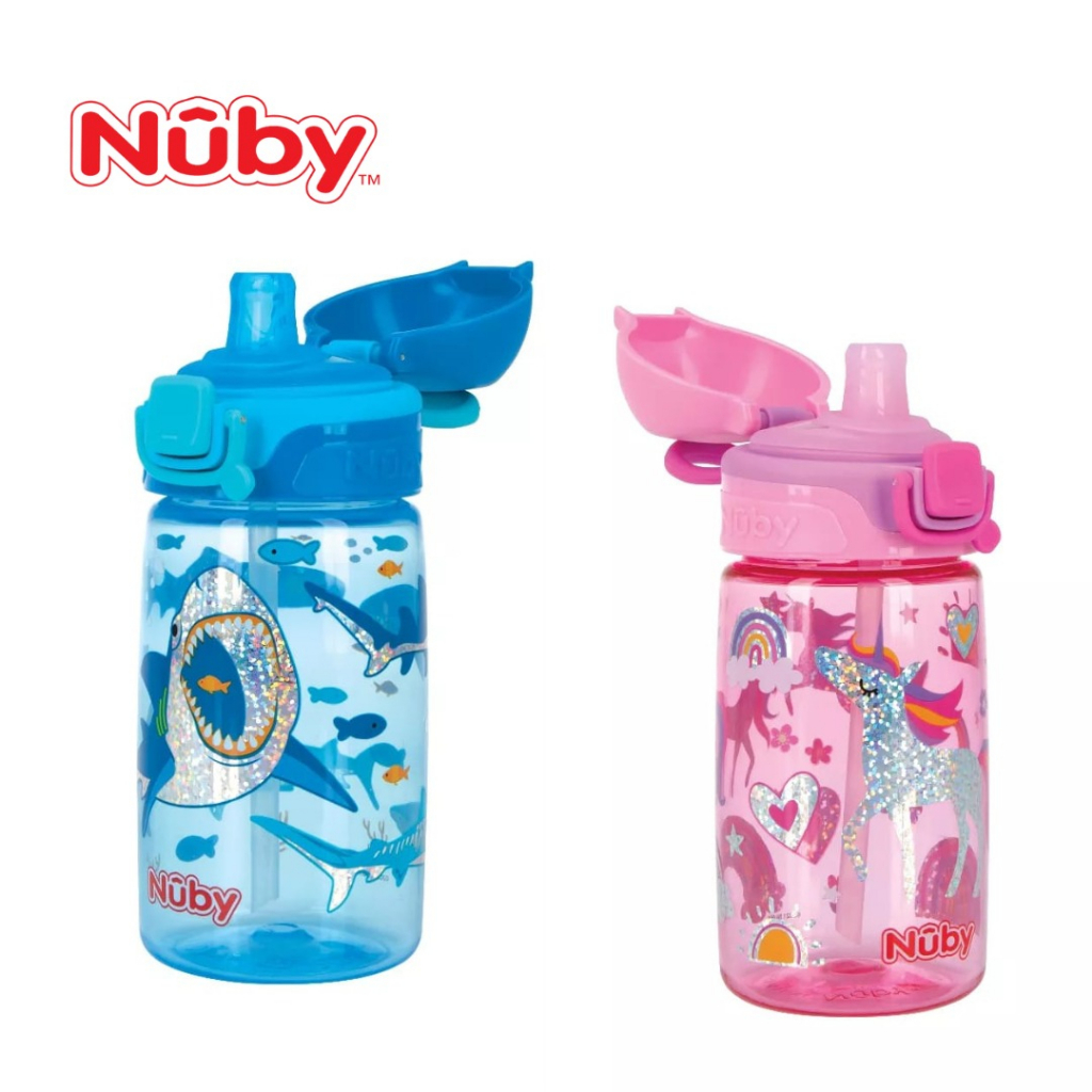 Nuby 13447 Thirsty Kids PP Flip-It Bolt Cup / Botol Minum Anak