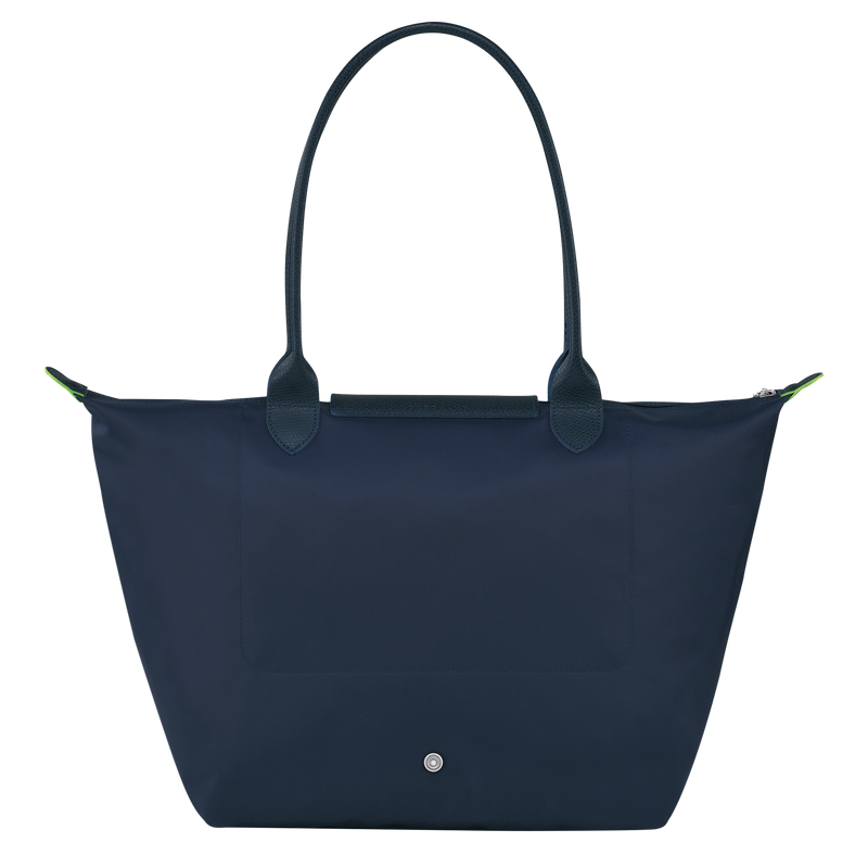 Lonchmp Le Pliage Green Large Long Handle Tote Bag Navy (31x30x19)