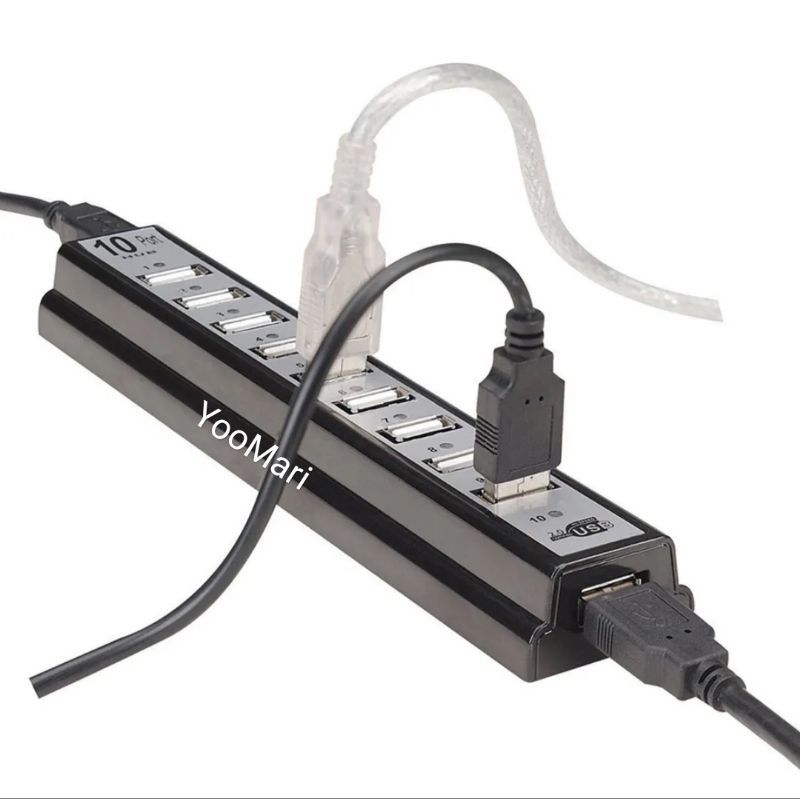 Colokan USB 3.0 3 hub 4 5Gbps original metal slim non orico robot vention ugreen alternatif USB 2