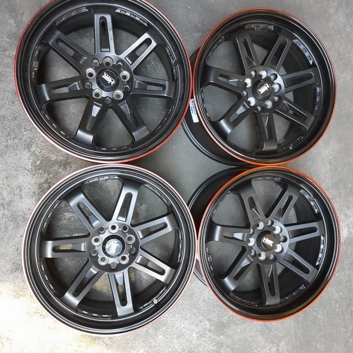 Velg Mobil Bekas Ring 17 DAIMON HSR R17 Lebar 7,5 Lubang 5 ET40