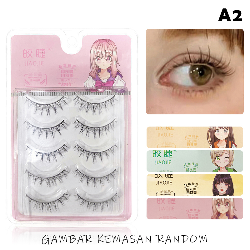 CSP135 – 3/5 Pasang Bulu Mata Palsu Fairy Cosplay Harajuku Eyelashes