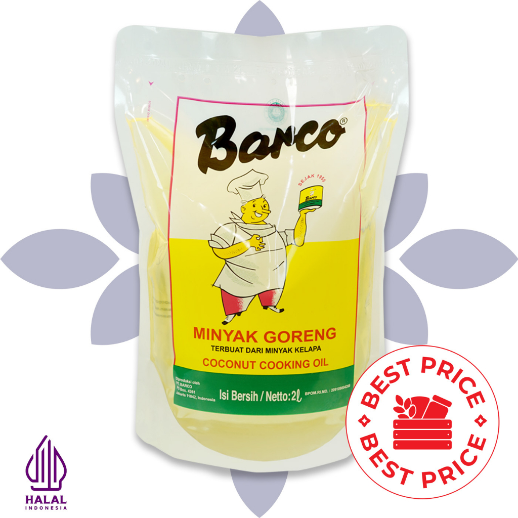 BARCO - MINYAK GORENG KELAPA POUCH - 2 LITER