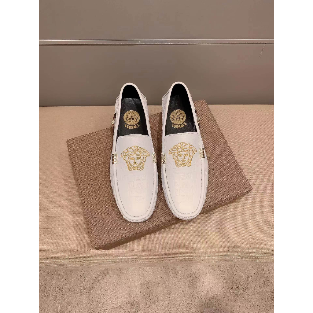 Versace Fashion Latest Men's 2023 Doudou Shoes Lefu Shoes