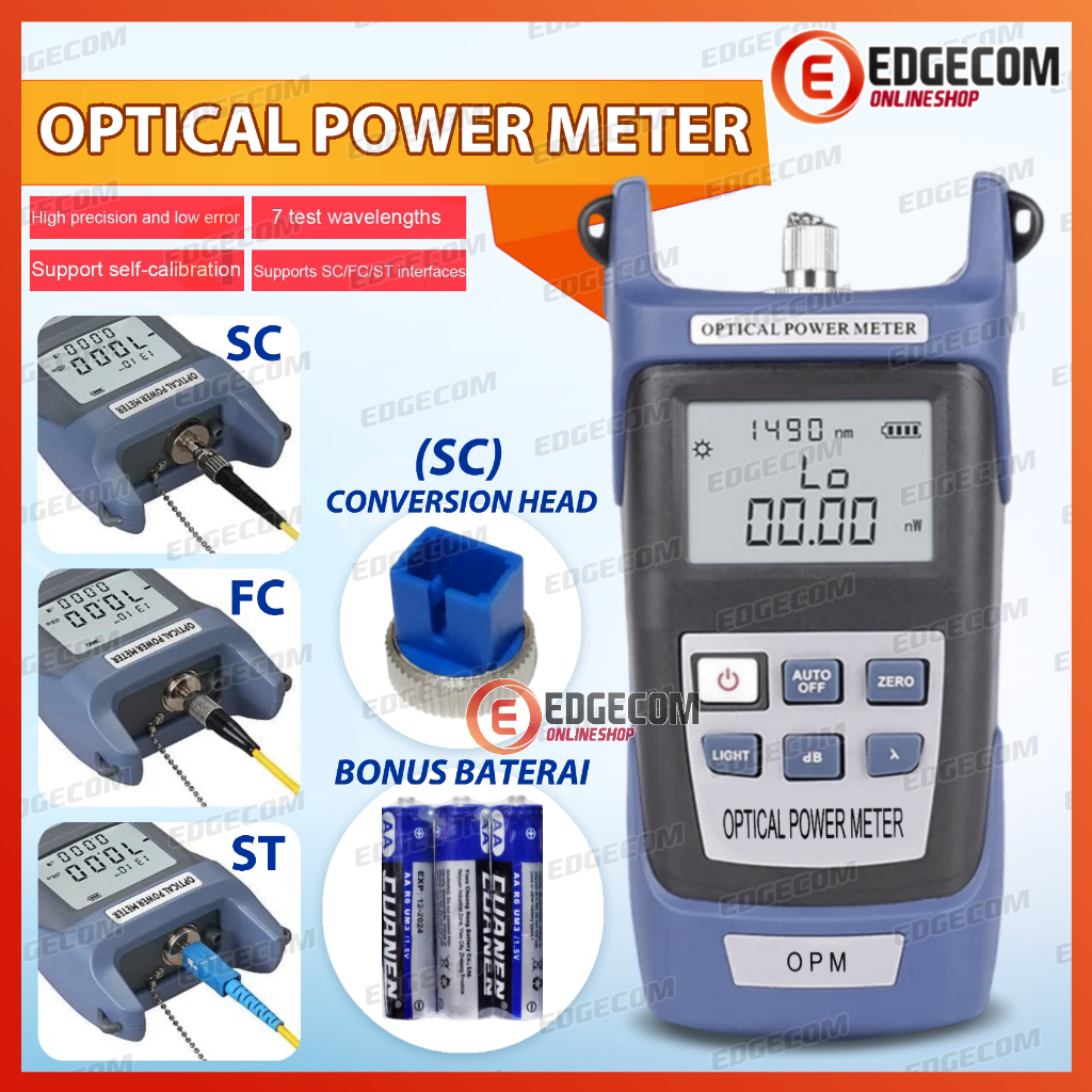 Fiber Optic Optical Power Meter Cable Tester ( OPM )