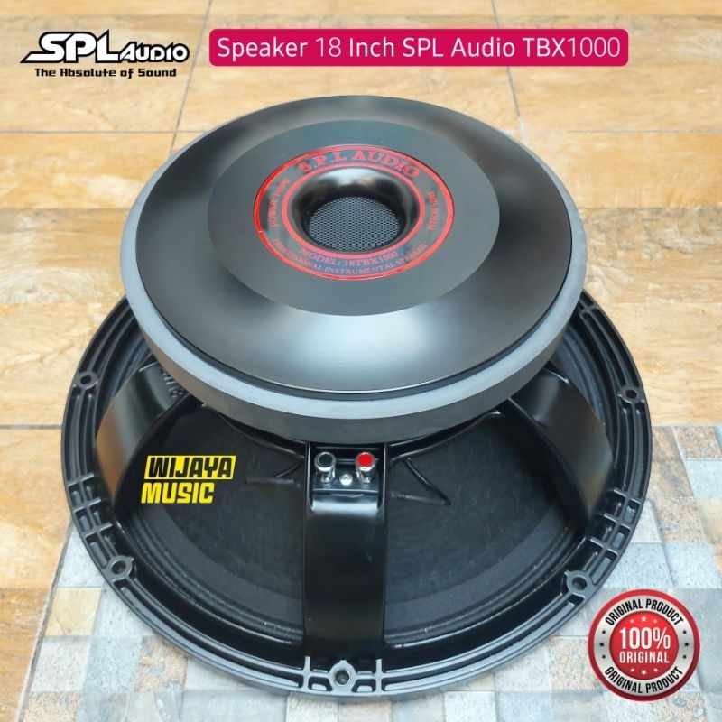 Speaker 18 Inch ORIGINAL SPL Audio 18TBX1000 MANTAAP