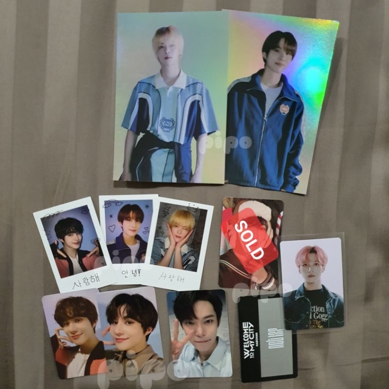 Pc Welcome To My City WTMC NCT 127 hologram postcard pola a b kolbuk tincase scratch Jungwoo Yuta Do