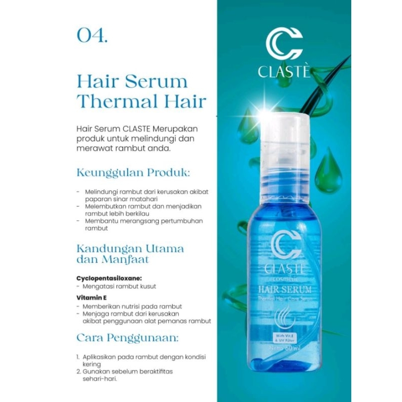 HAIR SERUM / VITAMIN RAMBUT MERAH CLASTE