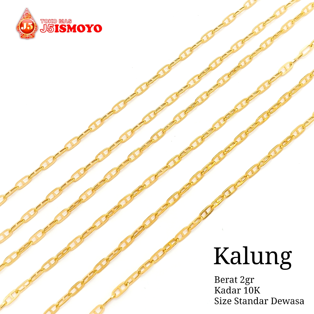 Kalung Emas Polos Valenci J5 Ismoyo