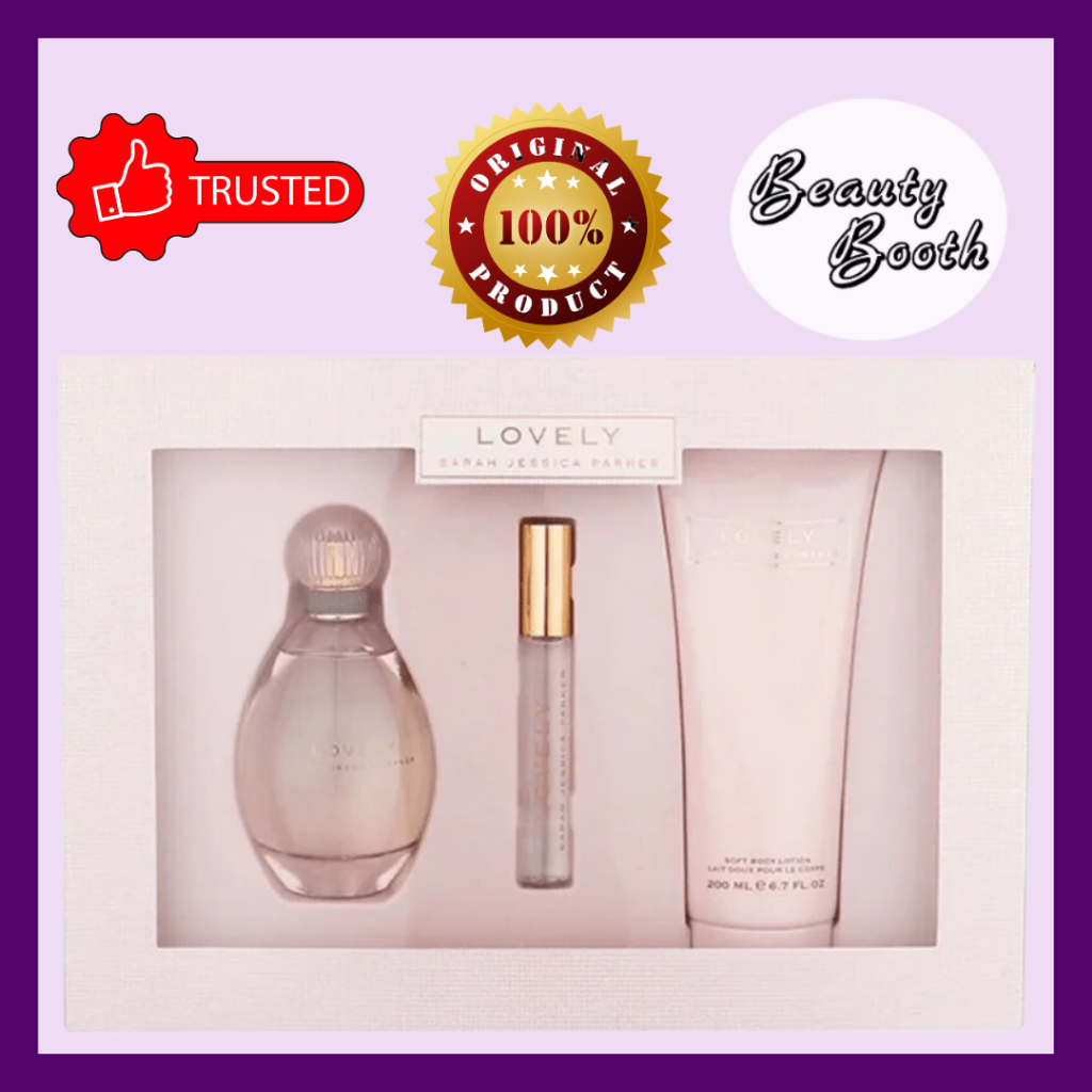 Sarah Jessica Parker Lovely Set Parfum Gifset Isi 3pcs