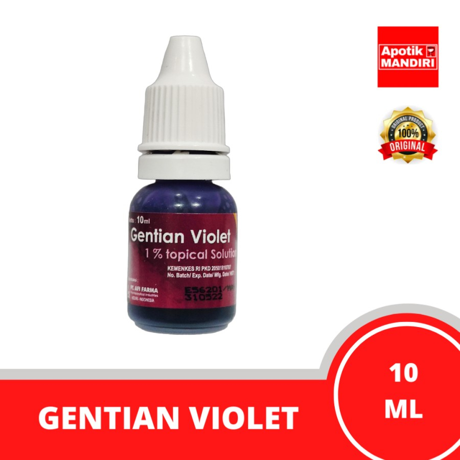 GENTIAN VIOLET - OBAT KUMUR UNTUK SARIAWAN DAN MENGHILANGKAN BAU MULUT