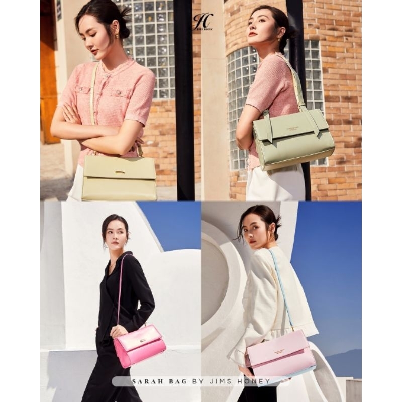 Sarah bag Jimshoney Tas Selempang Wanita original realpic cod tas murah import official store