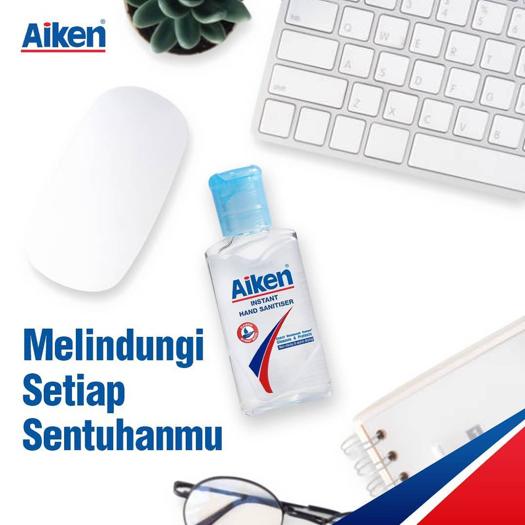 Aiken Antiseptic Handwash Refill 225 ml - Sabun Cuci Tangan