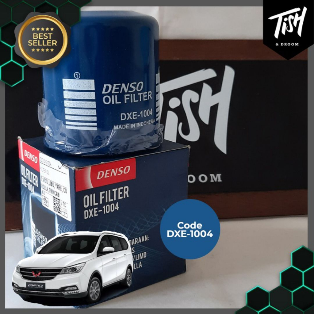 Denso DXE 1004 Oil Filter Wuling Cortez Filter Oli Mobil