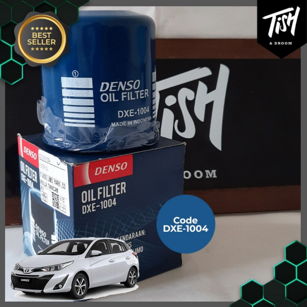 Denso DXE 1004 Oil Filter Toyota Yaris Filter Oli Mobil