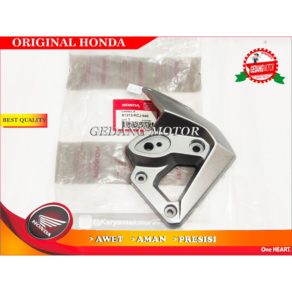 BRAKET LAMPU KANAN GARNISH TIGER REVO 2010 ORI AHM 61313-KCJ-640