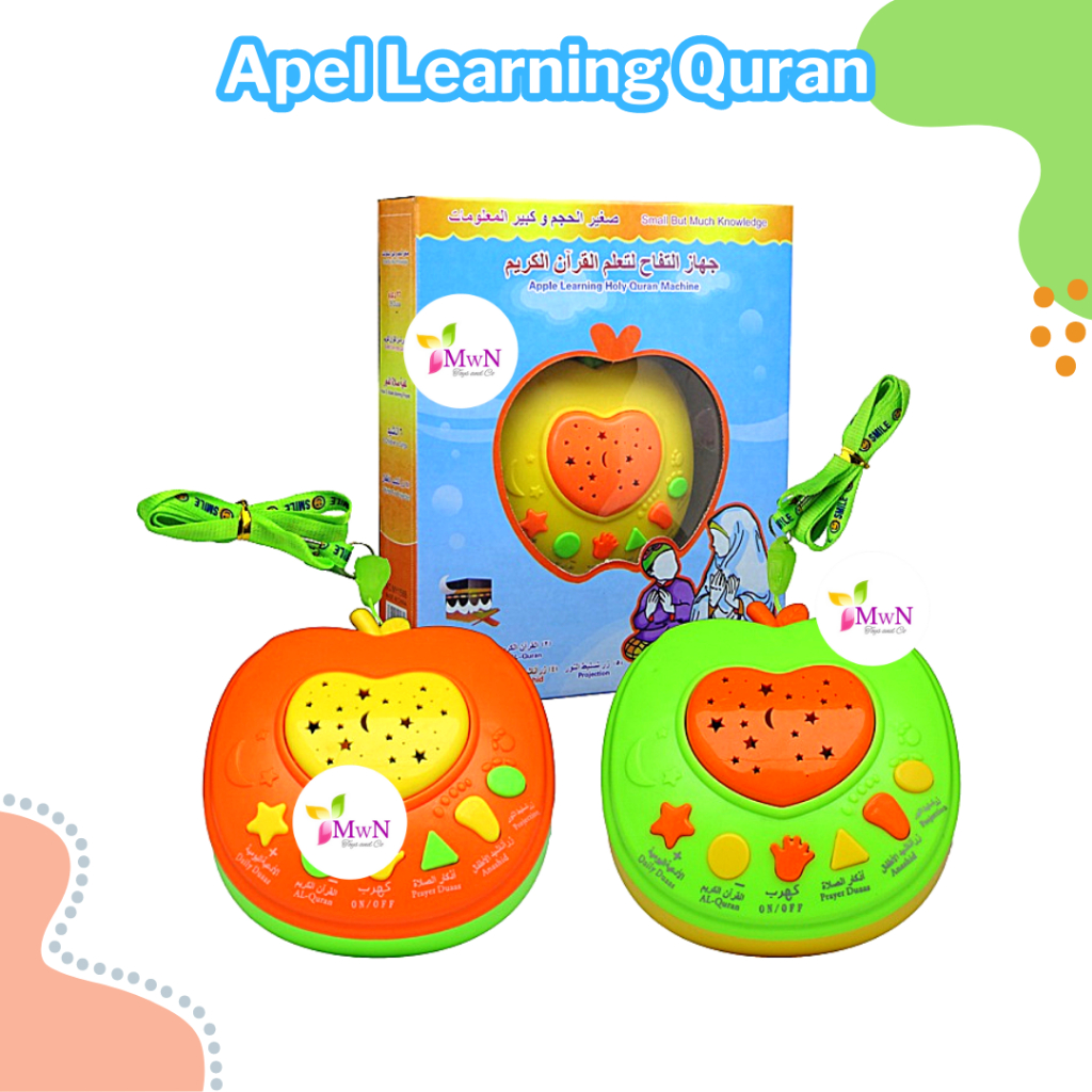 mwn.toys Mainan Anak Apple Learning Qur'an/ Mainan Edukasi Apel