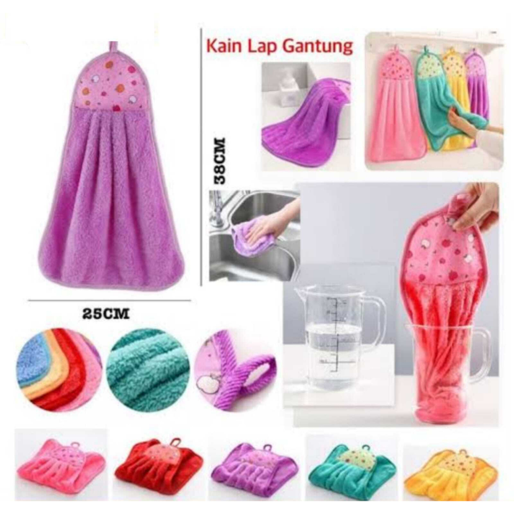 Kain Lap Tangan Gantung Handuk Towel