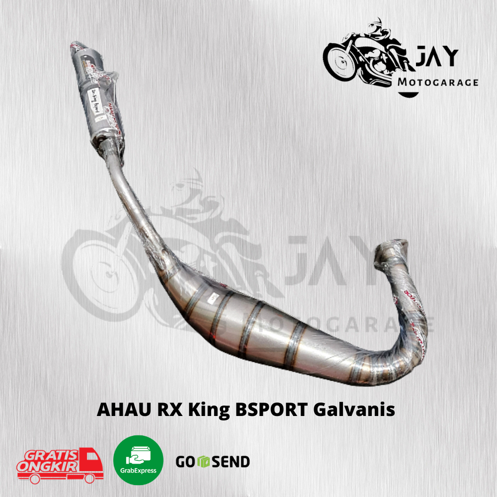 Knalpot Kenalpot Ahau1 B Sport Plat Besi Rx King Ahau 1 Motor Sport
