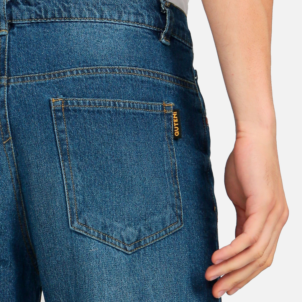 Guten Inc - Celana Jeans Pria Rambler Light Blue Washed Denim Pants