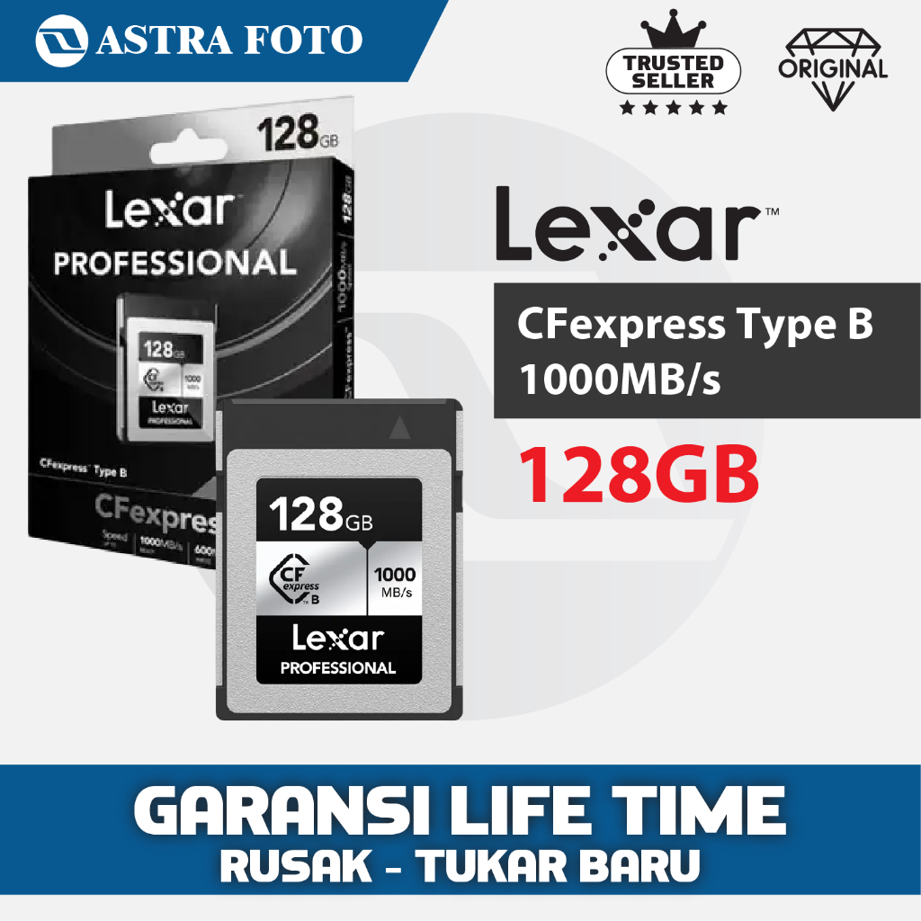 Lexar Cfexpress 128gb type B / Cfexpress type B Silver / Cfexpress 128