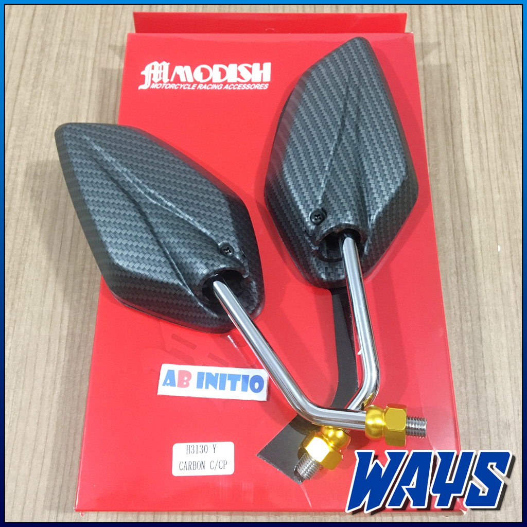 X198 | Spion Carbon Karbon Crom Variasi Motor Yamaha Jupiter Z Mx King Vixion Mio Soul GT Nmax Aerox