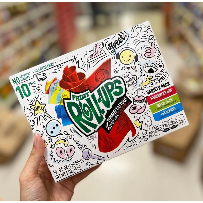 

Roll Ups Fruit Flavored (10 ROLLS)