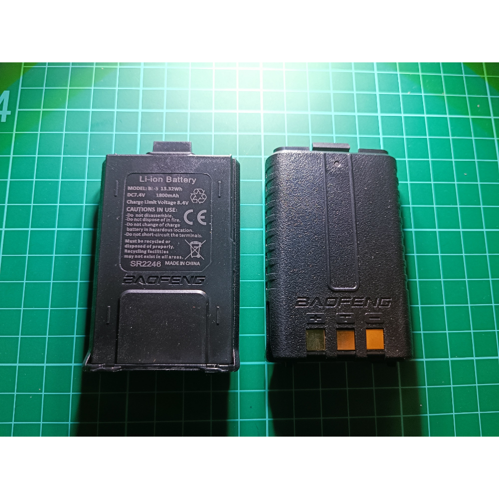 Baterai Cadangan Batere HT BAOFENG UV-5R UV5R BL-5 Battery 1800mAh