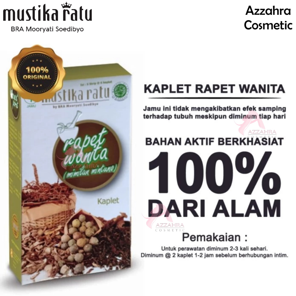 Mustika Ratu Rapet Wanita 30 5x6kaplet