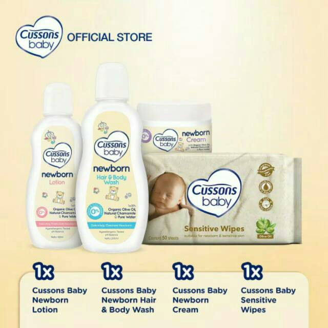 Cussons Baby Newborn Pack PLUS Milk Bottle