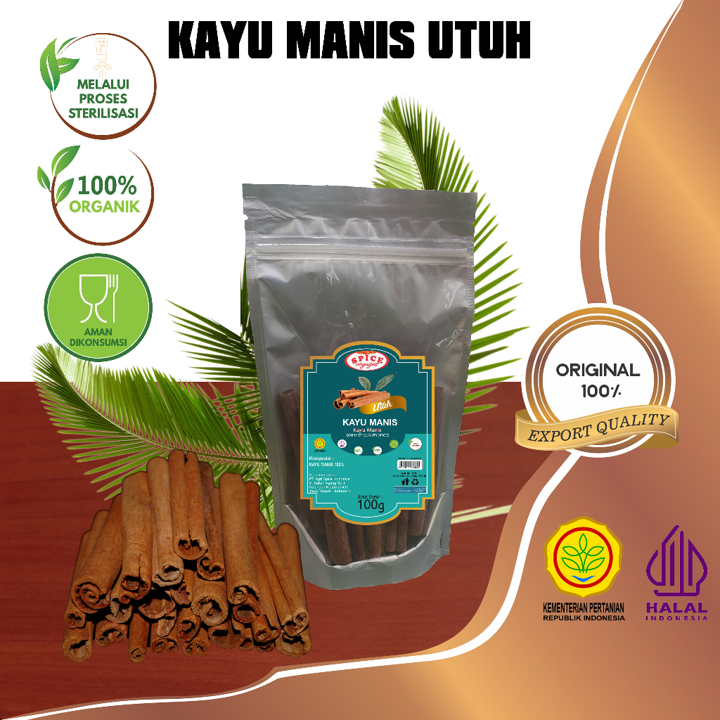 

Spice Voyages Stick Cinnamon (100gr) / Kayu Manis (100gr)