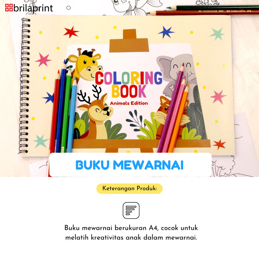 

Buku Mewarnai Anak | Buku Belajar Mewarnai | Buku Edukasi Anak