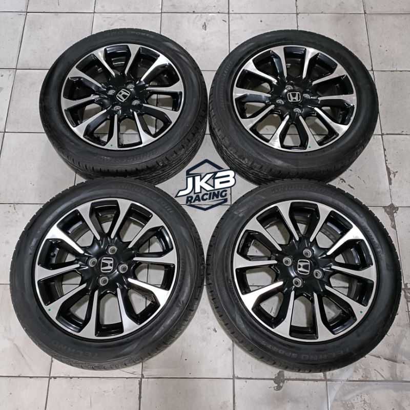 Velg Mobil Second OEM JAZZ RS GK5 RING 16X6 HOLE 4X100 + BAN 195 55 R16